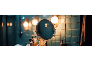 Den rette belysning i spejle til skønhed