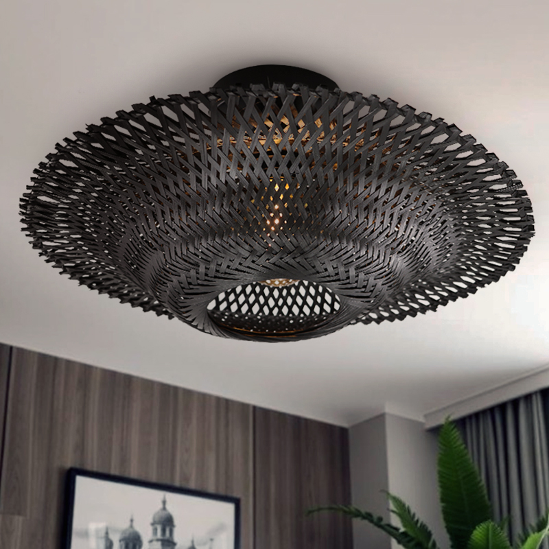 Rattan plafond sort, Cordoba