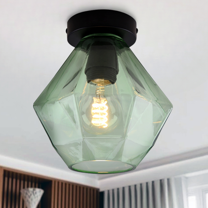 Retro loftlampe grøn, Anoek