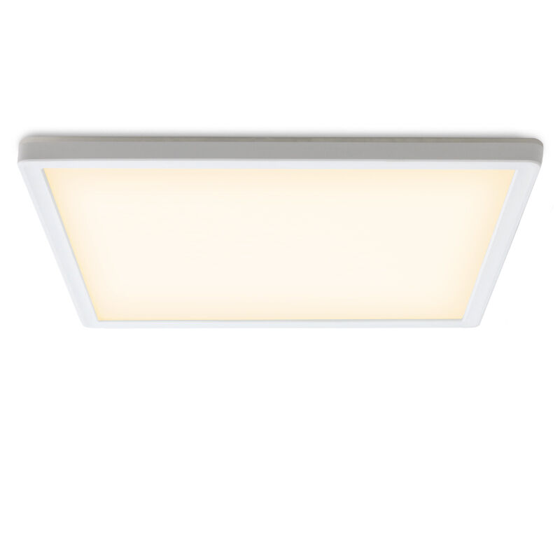 Plast plafond hvid, Shona, 18W, 3000K LED, 3 trins lysdæmper