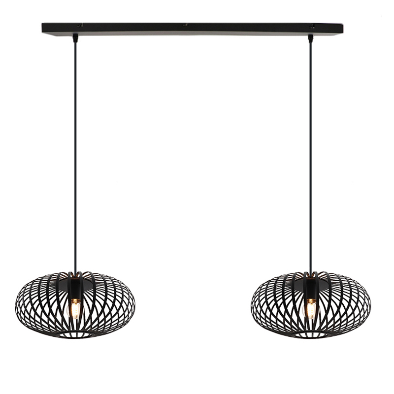 Industri pendler lampe sort, Lieve