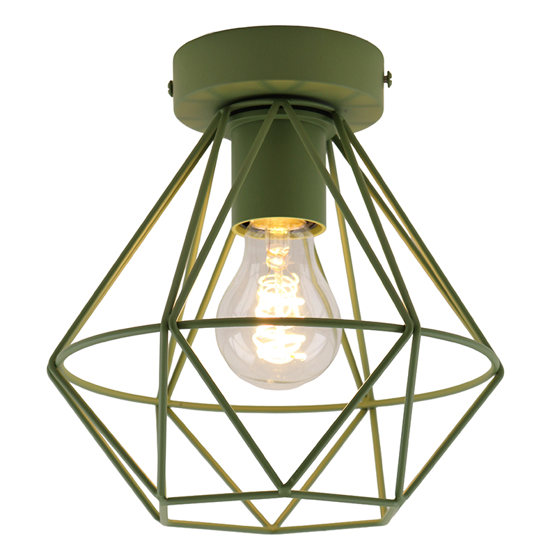 Industri loftlampe grøn, Jochem