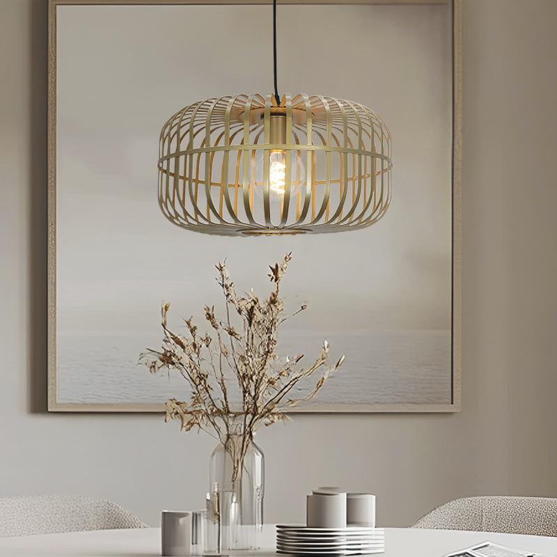 Industri pendler lampe guld, Tobi