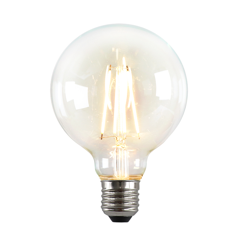 Dimmbare Olucia E27 LED lampe George, G95, 4W, 2700K