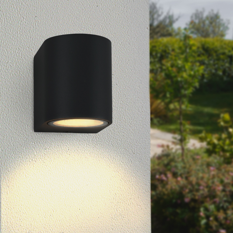 Modern udendørslampe sort, Corina, IP44