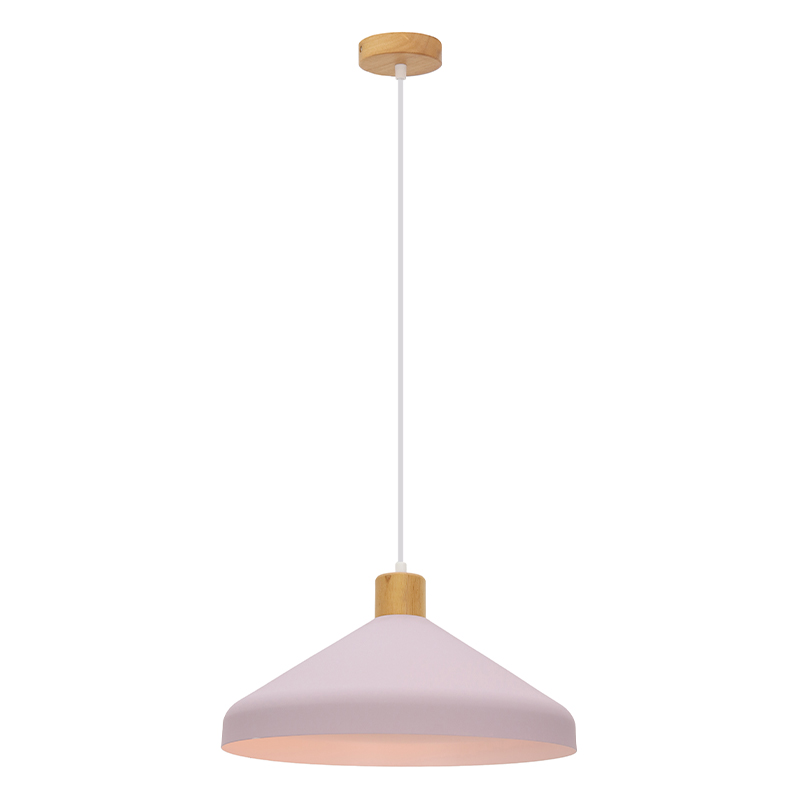Rustik pendler lampe lyserød, Freddie