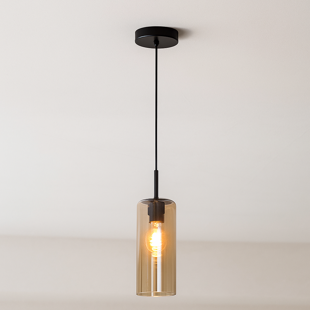 Modern pendel lampe spisebord rav, Gaya