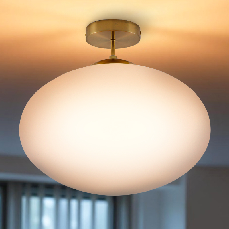 Design loftlampe hvid, Kimi