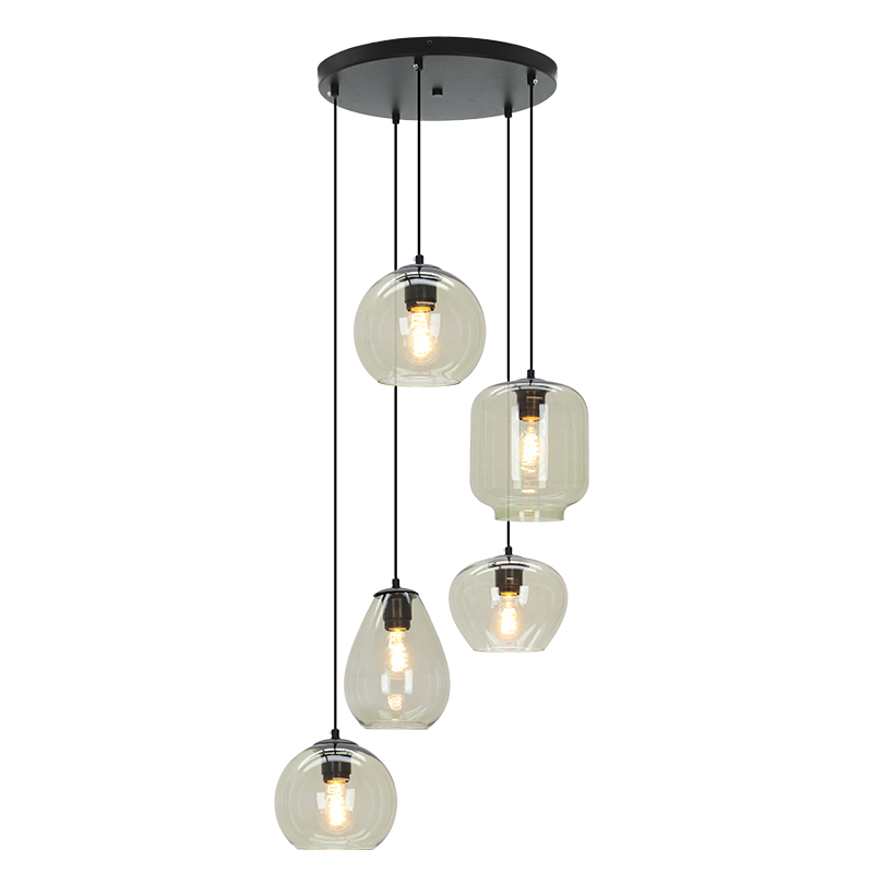Modern pendler lampe grøn, Caia