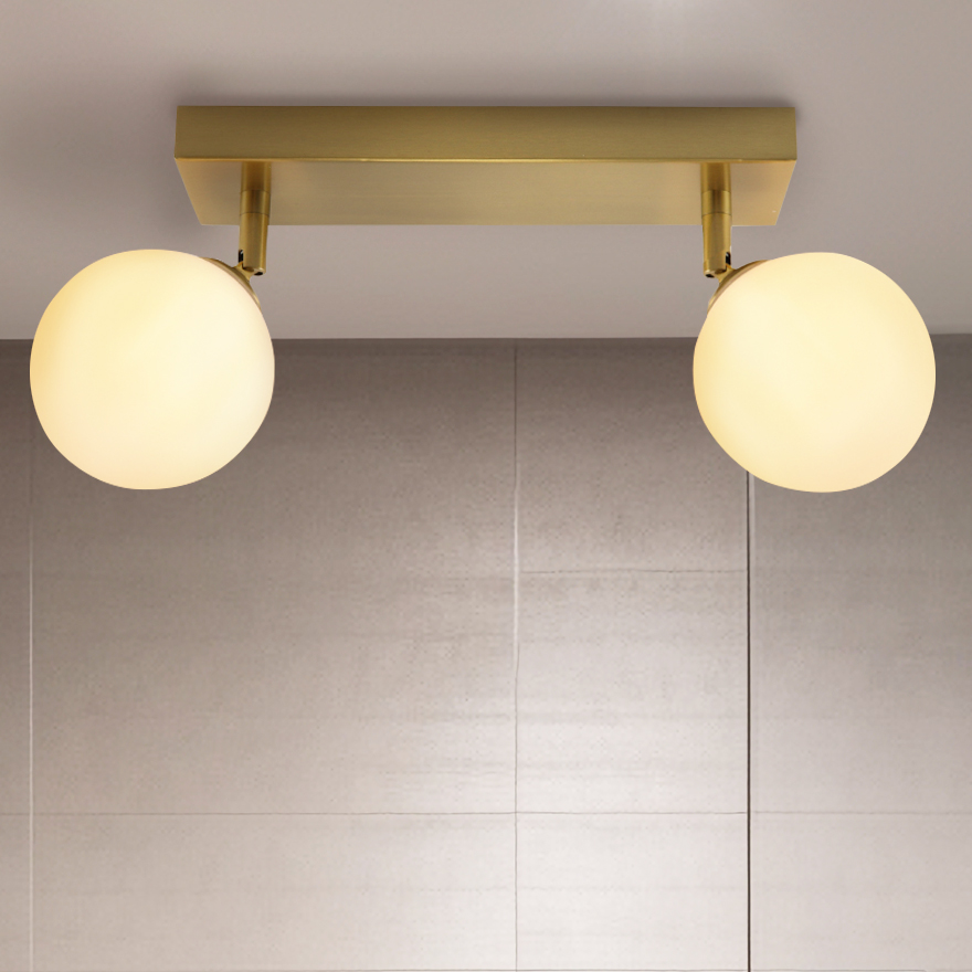 Modern loftlampe badeværelse hvid, Amer, IP44