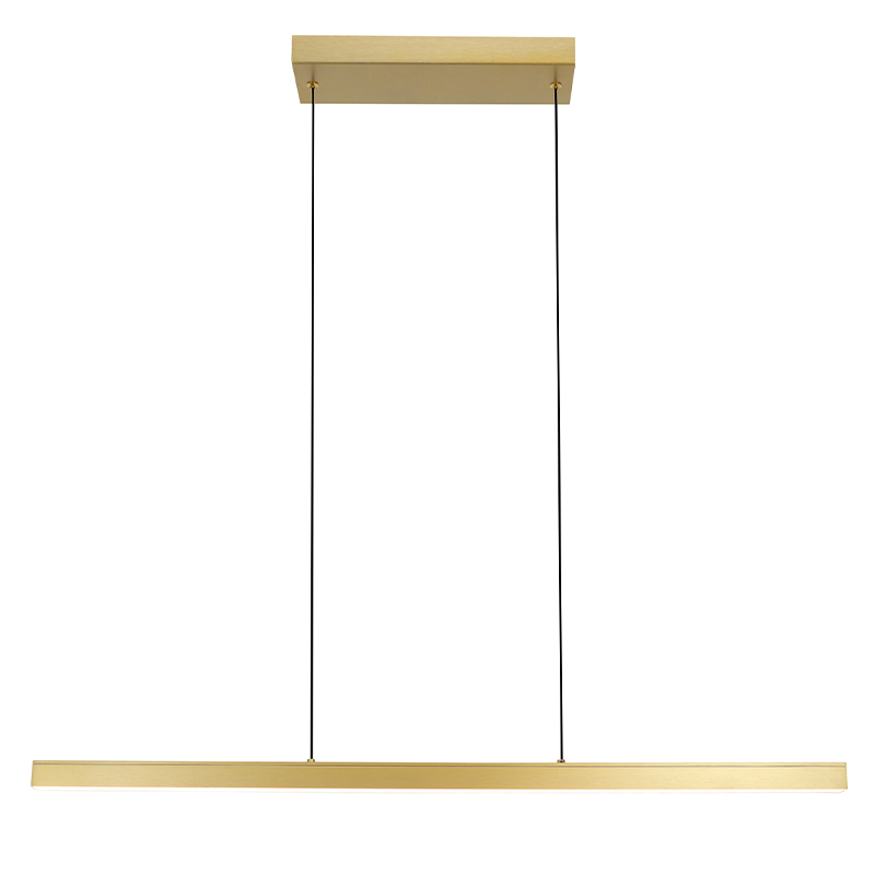 Modern pendler lampe messing, Iwan, 18W, 2700K LED
