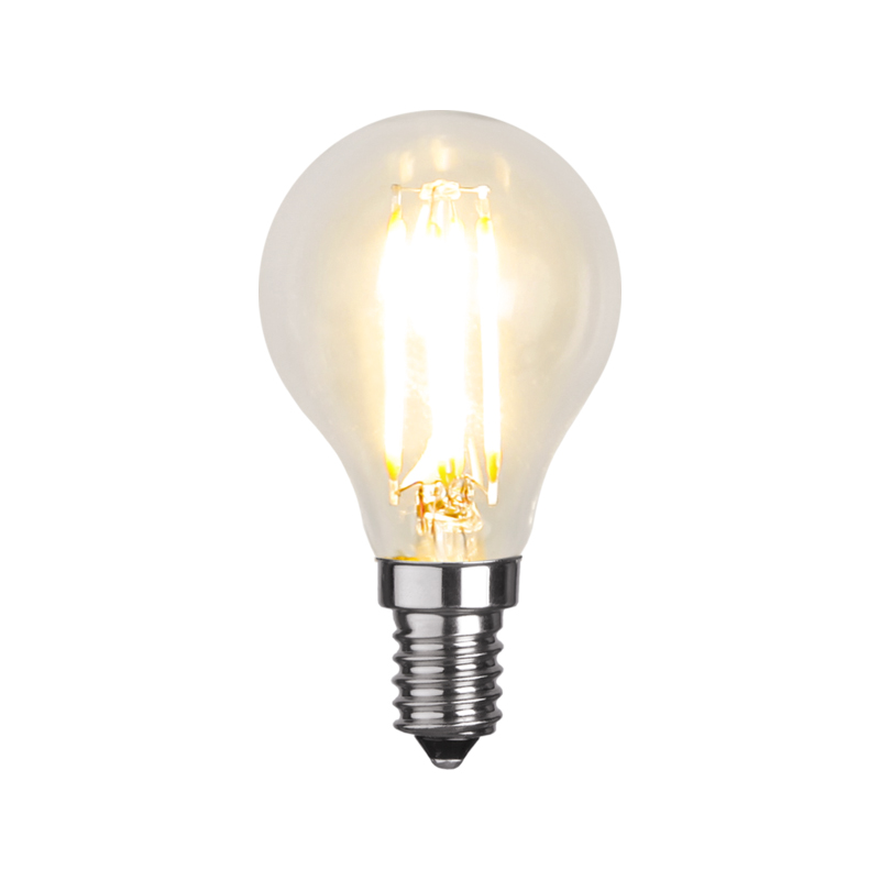 Dimmbare E14 filament pære 4,2W, 2700K