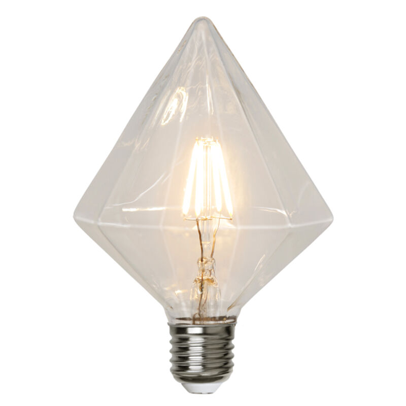 E27 diamant LED pære Finley, 3,2 Watt, 2700K (Ekstra varm hvid)