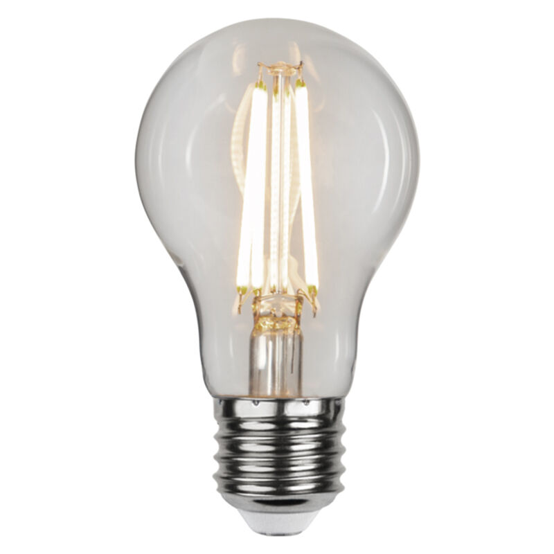 3-trins dæmpbar filament E27 A60, 6,5w varm hvid (3000k)