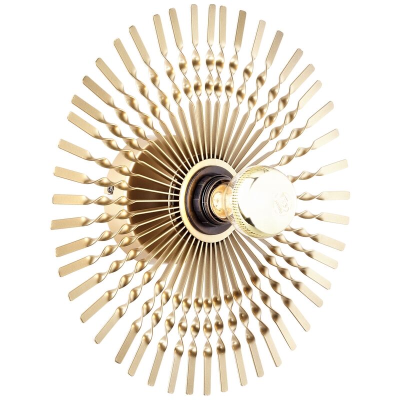 Retro væglampe guld, Richelle
