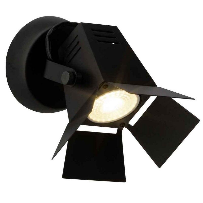 Industri loftspot sort, Jowenna, 5W, 3000K LED