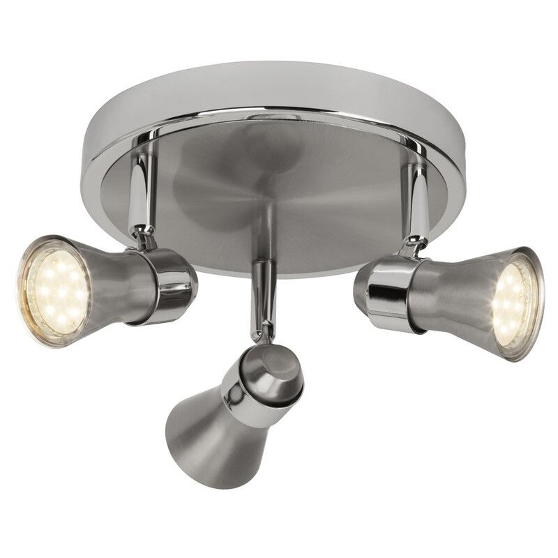 Metal loftspot krom, Roel, 7W, 3000K LED