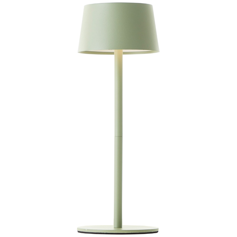 Modern udendørs bordlampe grøn, Petter, 2W, 3000K LED, IP44, 3 trins lysdæmper