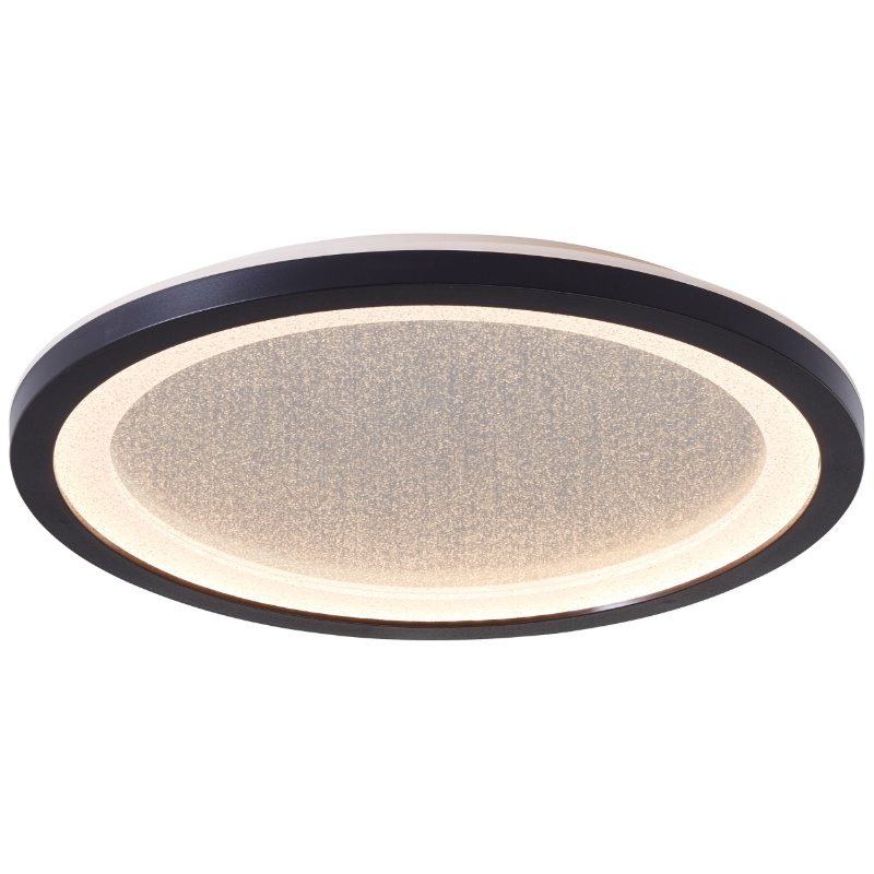 Modern LED panel loftlampe sort, Yamal, 16W, 3000K LED