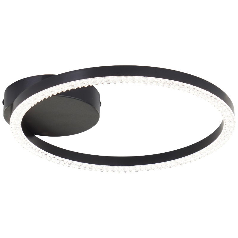 Design loftlampe sort, Maladon, 12W, 4000K LED