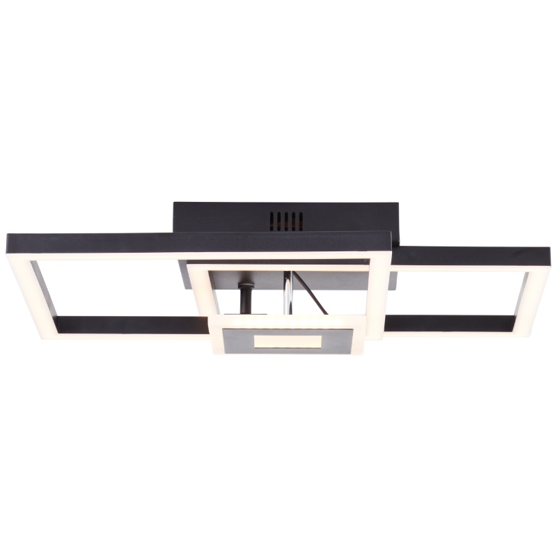 Design loftlampe sort, Volkert, 22W, 3000K LED