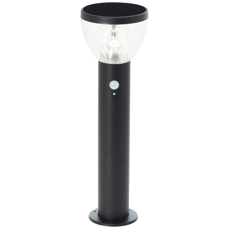 Modern udendørslampe gulvlampe solcelle sort, Saar, 3W, 3000K LED, IP44