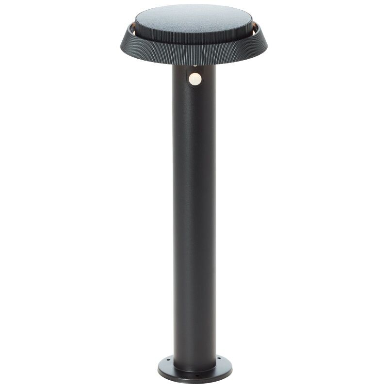 Metal udendørslampe gulvlampe solcelle sort, Ridvan, 4W, 3000K LED, IP44