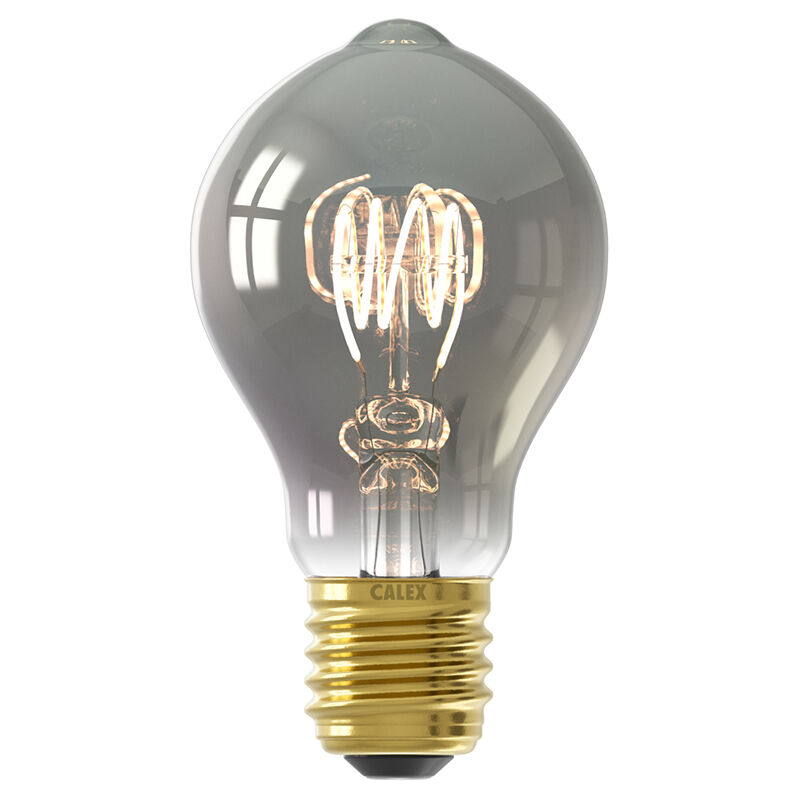 Dimmbare Calex E27 filament pære grå, 4W, 1800K