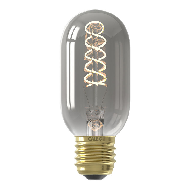 Dimmbare Calex E27 LED rørpære grå, 4W, 1800K