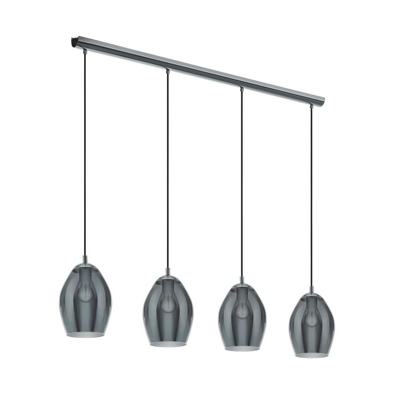 Grå design pendler lampe glas, Nikky
