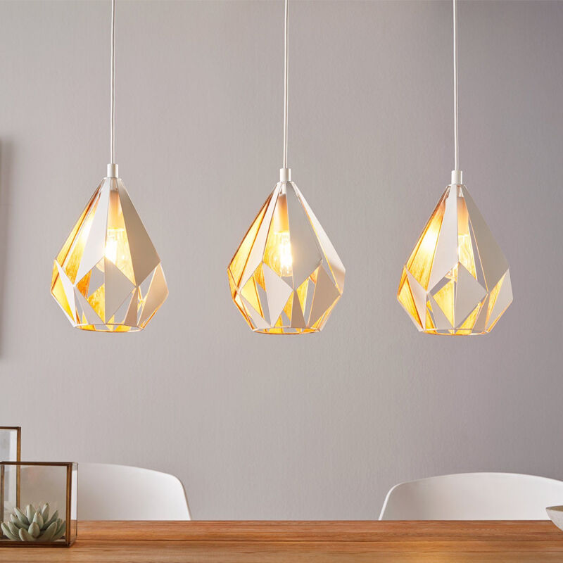 Hvid design pendler lampe metal, Acri