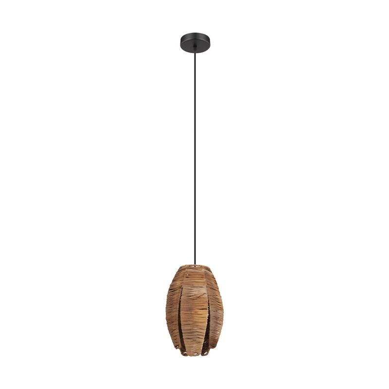 Træ pendler lampe brun, Joyca