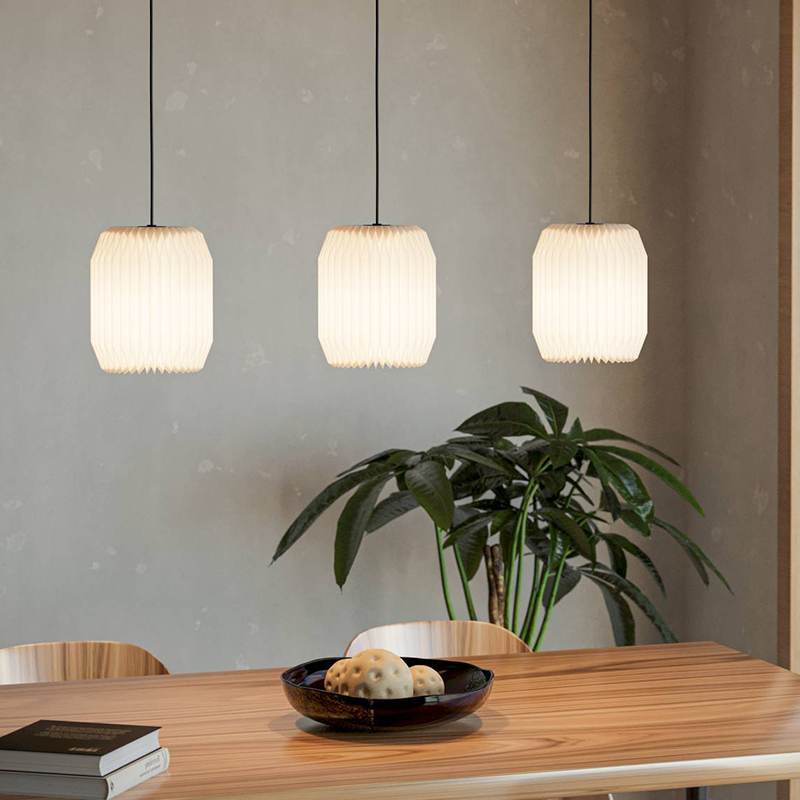Papir pendler lampe hvid, Kars