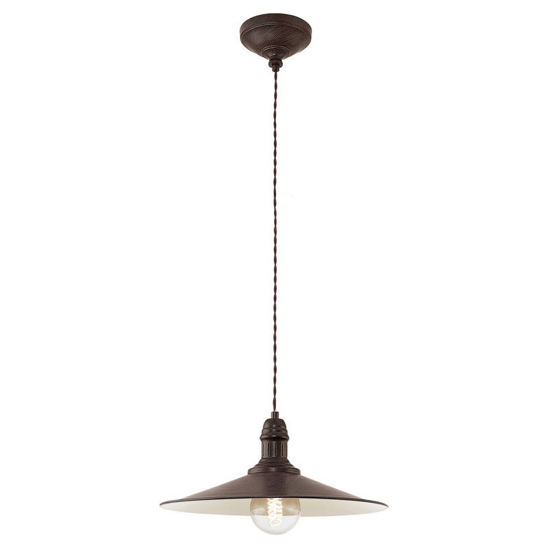 Brun klassisk pendler lampe stål, Jalysha