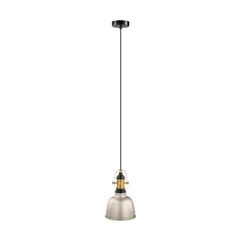 Nikkel retro pendler lampe metal, Alain