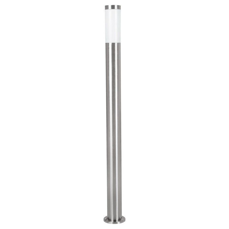 Sølv udendørslampe plast, Carlein, IP44