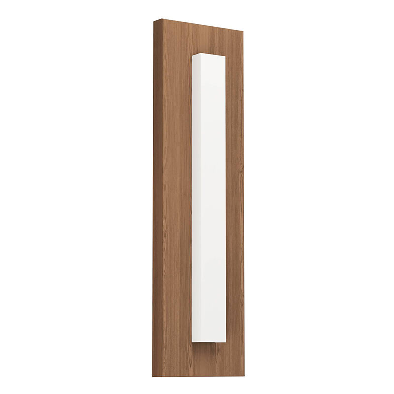 Brun modern udendørslampe aluminium, Bernardo, 7W, 3000K LED, IP44