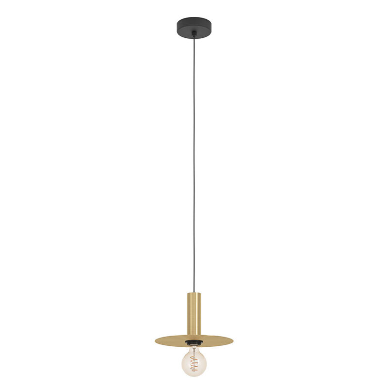 Messing modern pendel lampe spisebord stål, Elana