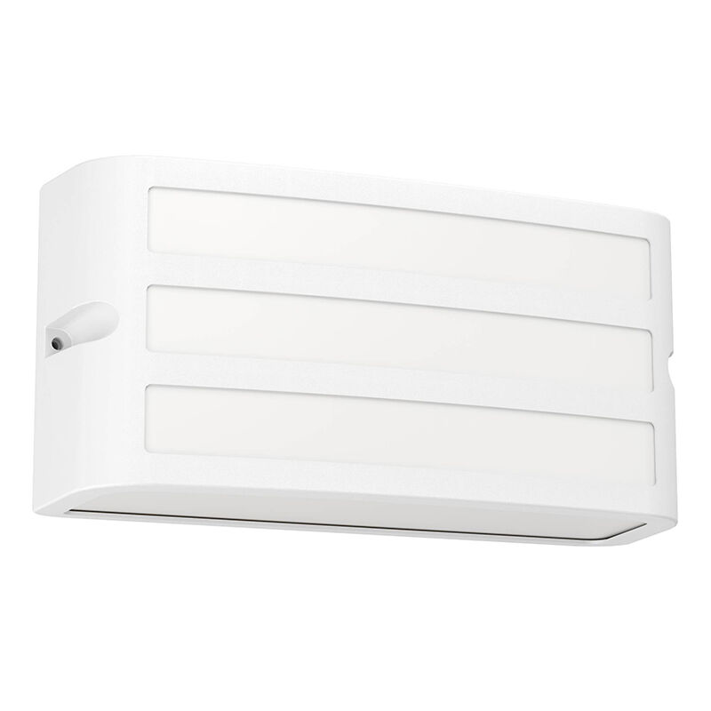 Hvid udendørslampe plast, Cesar, IP54