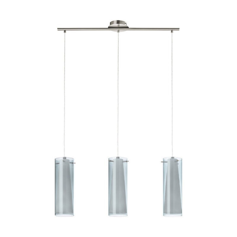 Grå modern pendler lampe glas, Barceno