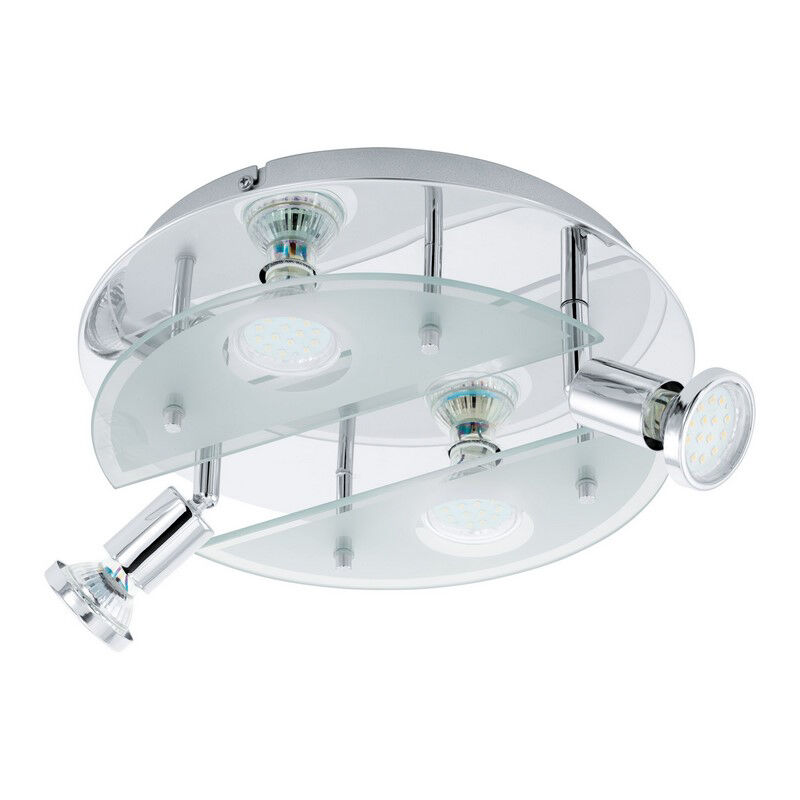 Krom design loftspot glas, Lusie