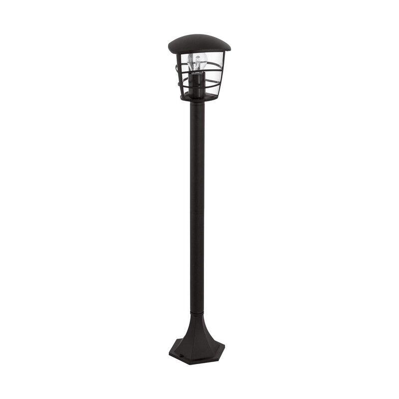 Sort modern udendørslampe plast, Inas, IP44
