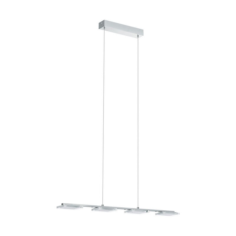 Krom modern pendler lampe plast, Pace, 5W, 3000K LED