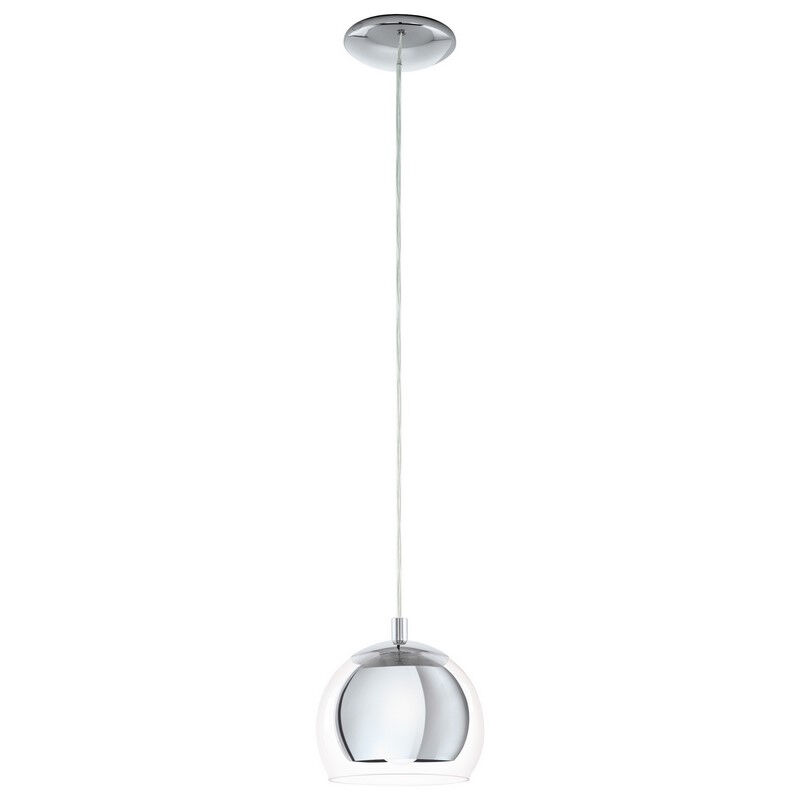 Krom design pendler lampe glas, Iroma