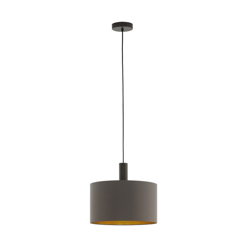 Brun modern pendler lampe stof, Mies