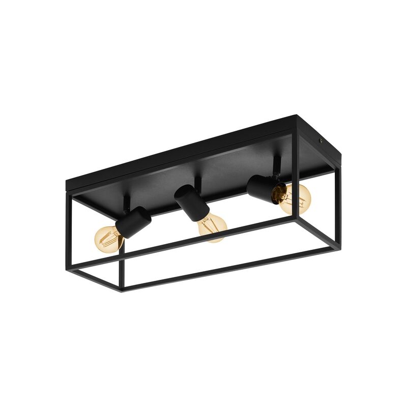 Sort industri plafond stål, Tyrza