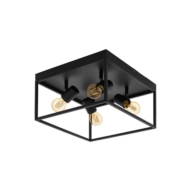 Sort industri plafond stål, Tyrza