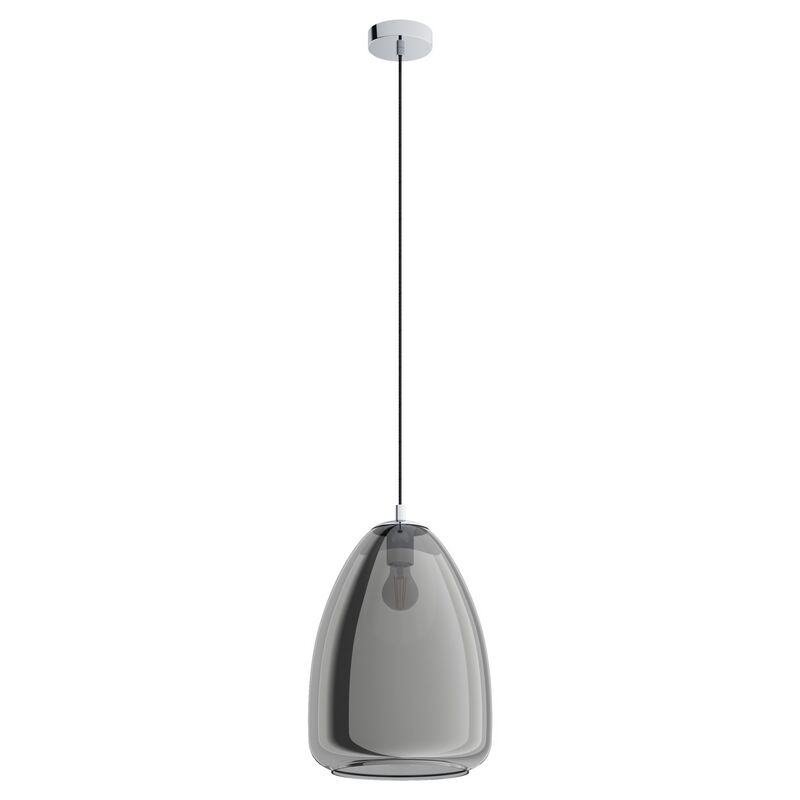 Krom design pendler lampe glas, Fredericus