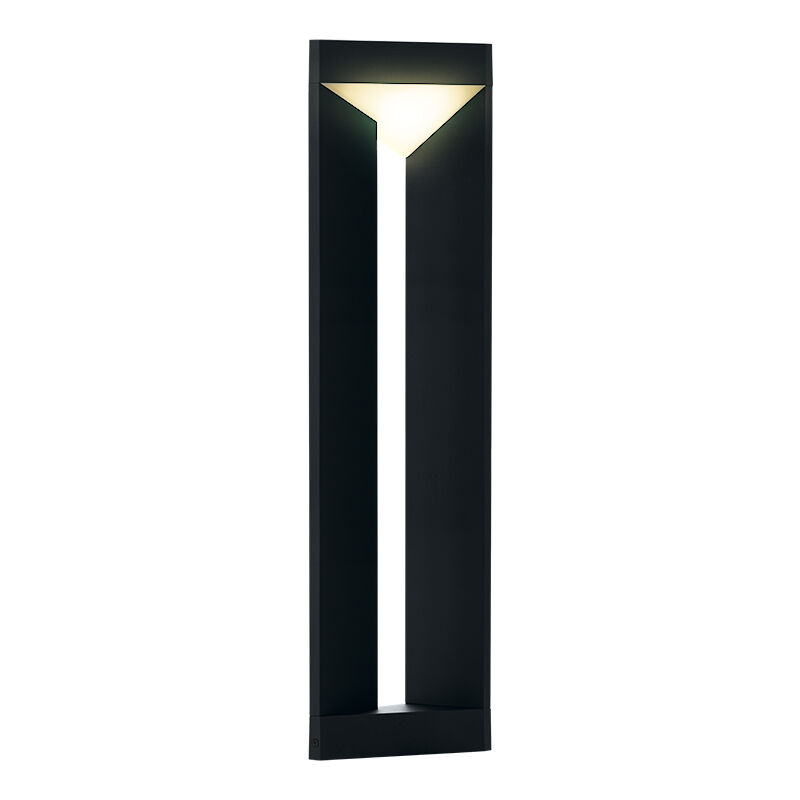 Sort modern udendørslampe aluminium, Lyke, 10W, 3000K LED, IP54