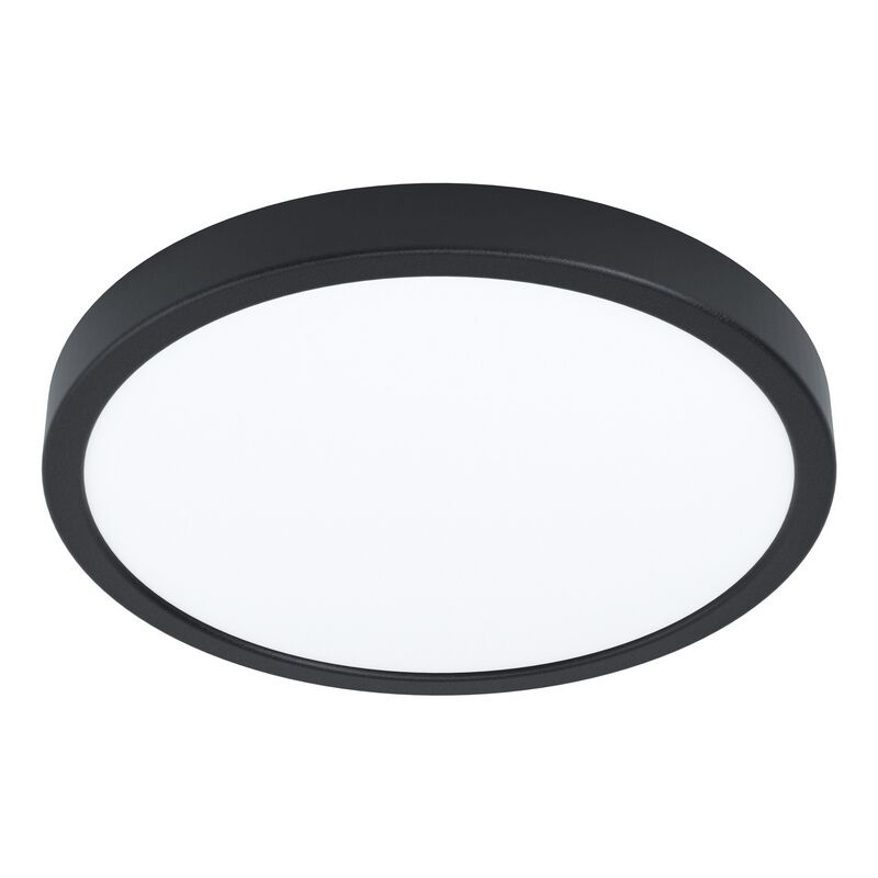 Sort loftlampe stål, Pascale, 20W, 3000K LED